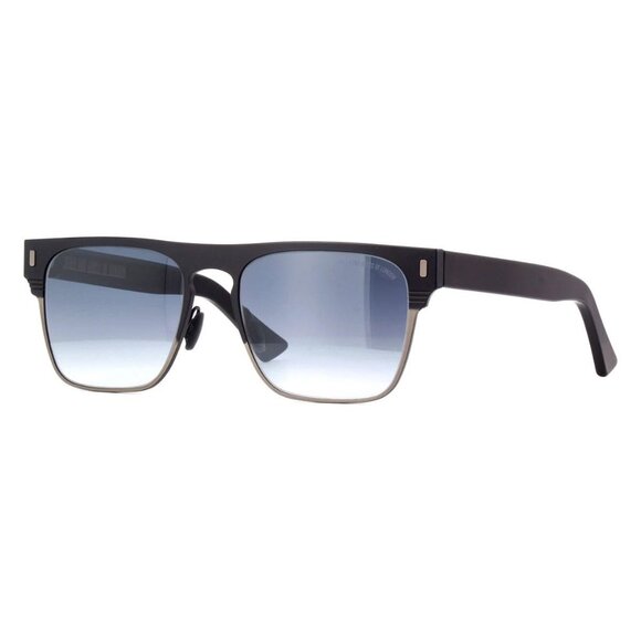 New CUTLER AND GROSS Black Square CGSN 1366 01 Sunglasses Women - Picture 1 of 4
